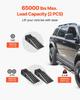 Car Ramps, 2 PCS 5897 kg GVW Capacity, 155 mm Lift Height, Portable High Profile Car Service Ramps for Home Garage Maintenance and Oil Changes, Heavy