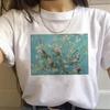90s Vintage Tshirt Fashion Top Tees Female Vincent Van Gogh Harajuku Aesthetic T Shirts Women Oil Painting Ullzang Funny T-shirt