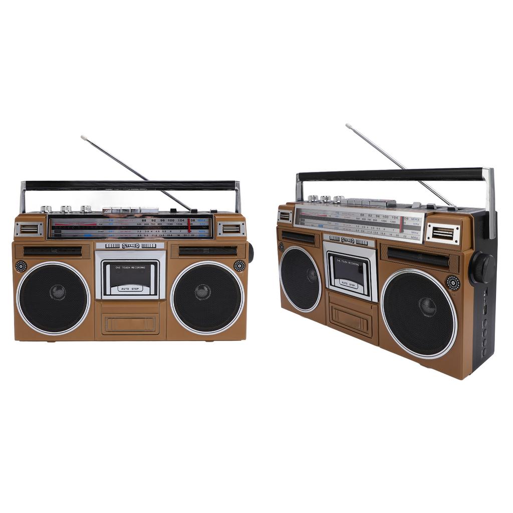 Кассетный плеер Магнитофон Bluetooth Портативный Радиоприемник FM MW SW1 SW2 Конвертер кассет в MP3 через USB для дома и улицы