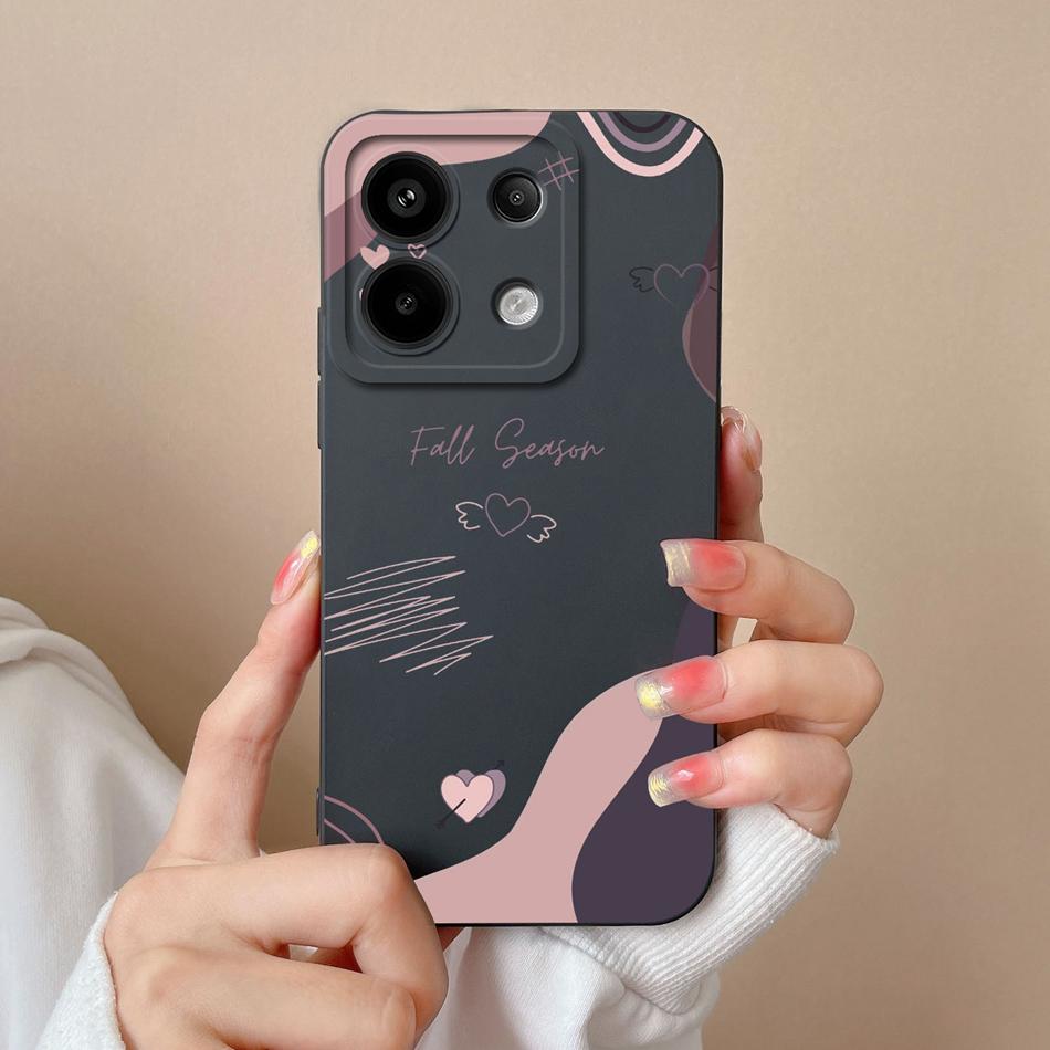 Чехол для Poco X6 Pro Стильный Мягкий Жидкий Силикон Защита Камеры Задняя Крышка Телефона Для Poco X6pro X 6 Pro Защитный Funda Capa