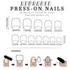 24 Pcs Black French Tip Press On Nail Short Square False Nail Simple Acrylic Nail Glossy Full Cover Stick On Nail