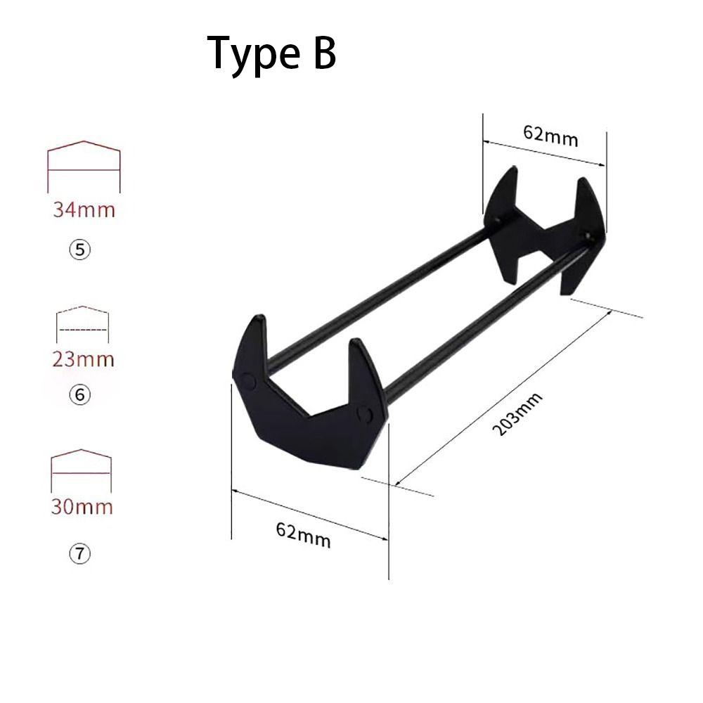 1Pcs Four-claw Hexagon Pipe Repair Flume Faucet Key Plumbing Tool Durable Sink Wrench