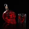 1000mL Skull Fruit Juice Container Wine Bottle Borosilicate Glass Decanter Whisky Terror Bar Originality Gift Decoration