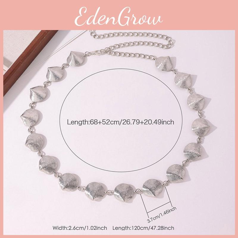 Bohemian Metal Waist Chain With Geometric Lines For Summer Resort Wear