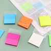 50Sheets Transparent Sticky Notes Waterproof Colorful Clear Memo Pad Posted Memo