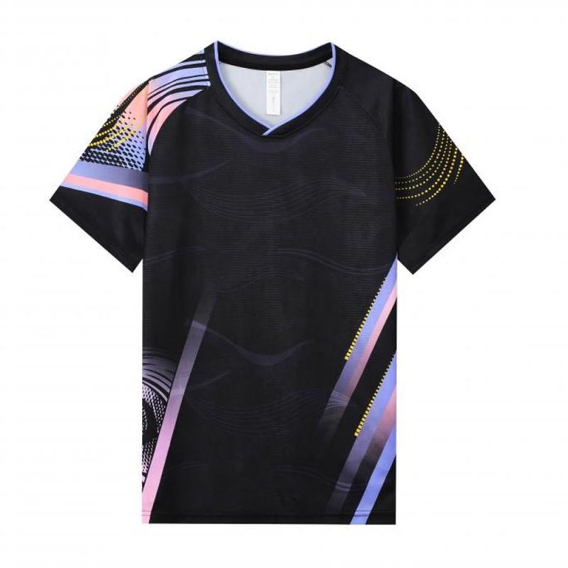 Quick-Dry Badminton Set Men Women Short Sleeve Top Shorts Sportswear Athletic Wear Breathable Performance Gear