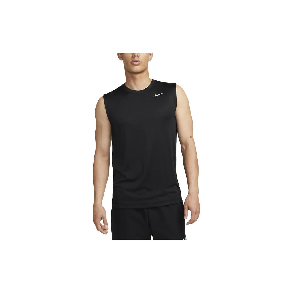 Nike Майки мужские Черные С круглым вырезом Умеренные Другие DX0992-010