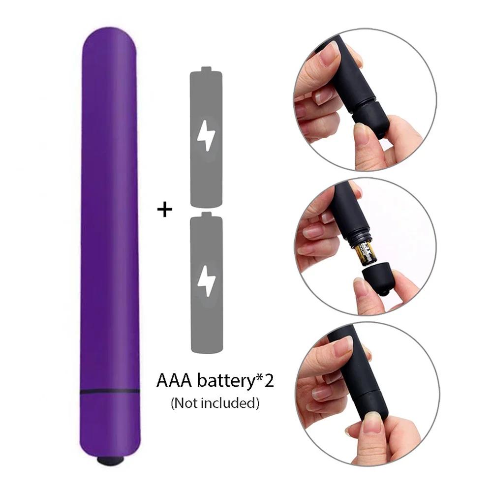 Мини-вибратор-пуля с 10 скоростями, вибрация точки G, стимулятор влагалища и клитора, вибратор-дилдо, секс-игрушки для взрослых для женщин, мастурбация