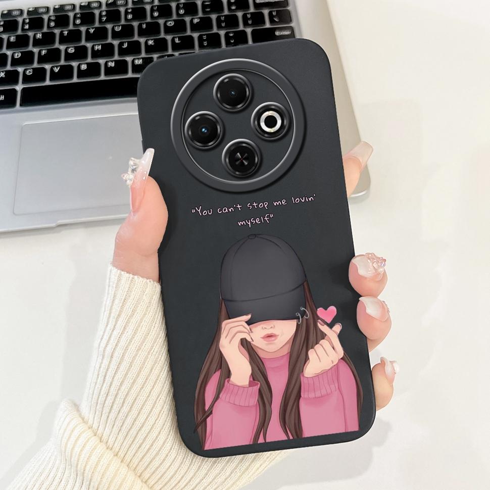 Чехол для Tecno Spark 30C Мультяшная Расписная Крышка Мягкий Силиконовый Чехол для Телефона Для Tecno Spark 30 30C Spark30C Spark30 Задняя Крышка Coque