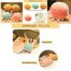 Cartoon Hamburger Plush Cushion With Short Plush Material For Home Decor And Comfort