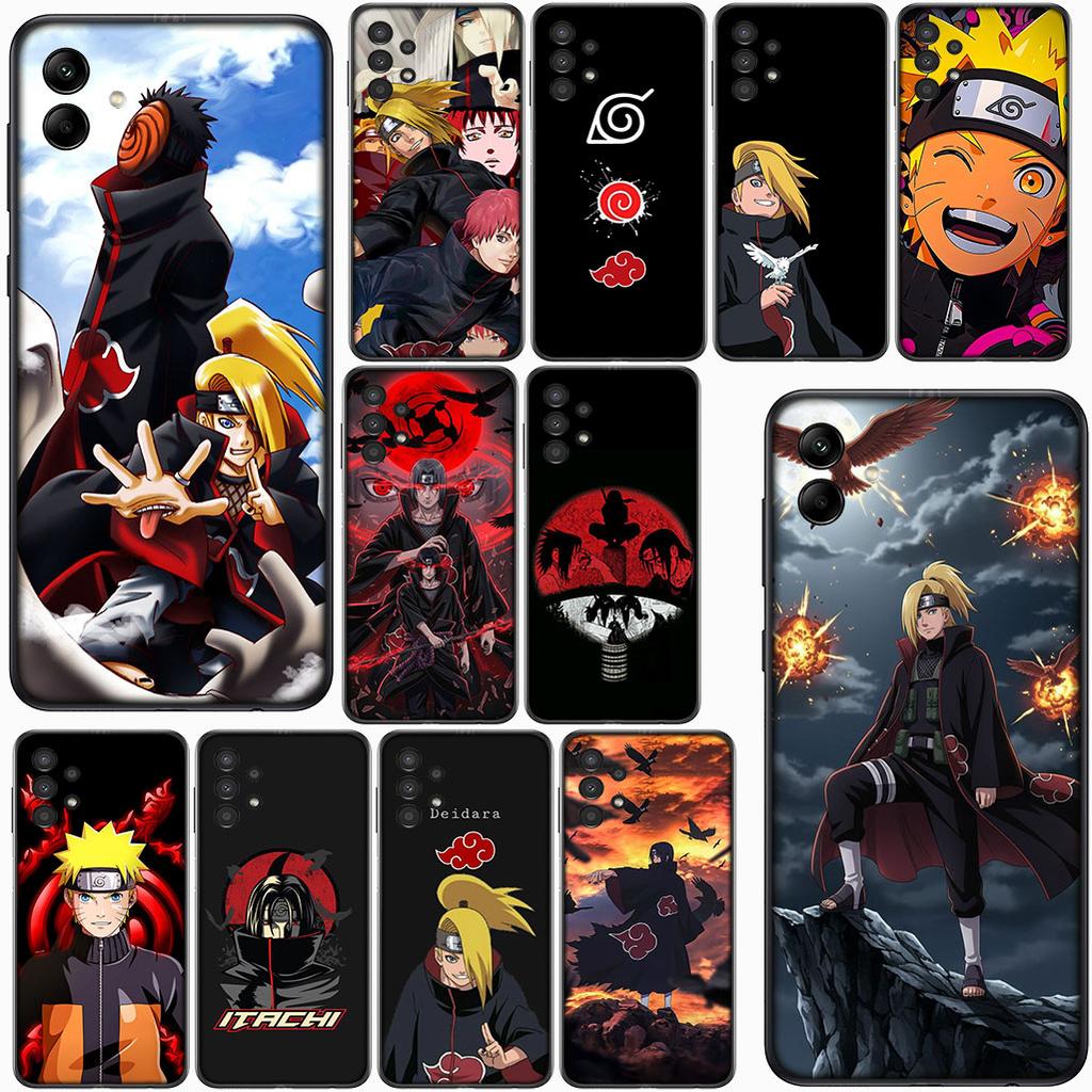 for Apple iPhone 16 15 14 11 Pro Max 6 7 8 Plus + SE2 SE3 SE 2022 2020 8+ Phone Case Akatsuki Deidara Narutos Itachi Uchiha
