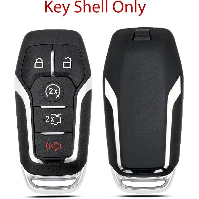 MechanMagic Smart Key Fob Shell Case Cover Replacement Fit for Ford F150 Explorer Mustang Edge Fusion Lincoln MKX MKC MKZ Keyless Entry Remote 5