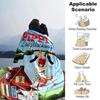 Pippi Swings High Adventure Flannel Blanket Super Soft Warm Cozy Blanket For Sofa Bed Office Travel Allseason Home Decor Gift