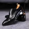 Business Formal Black Leather Shoes Mens Fashion Casual Dress Shoes Classic Formal Oxford Shoes For Men