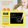 Детский калькулятор с блокнотом Сложение Вычитание Умножение Деление Машина для изучения математики с WordPad