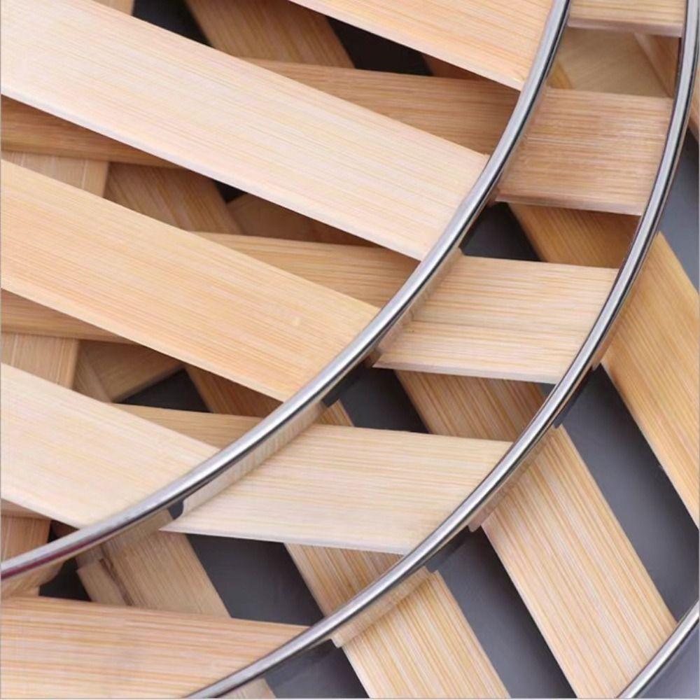 Водонепроницаемый поднос для варки на пару, бамбуковая решетка, подставка для варки на пару, корзина для варки на пару