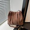 Простая и модная большая сумка-тоут женская сумка 2024 года, новая летняя сумка для поездок на работу, повседневная простая сумка через плечо для женщин