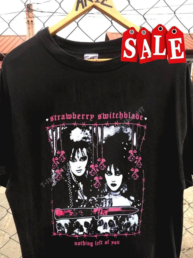 Strawberry Switchblade nothing left of you shirt pop rock band Unisex T-Shirt