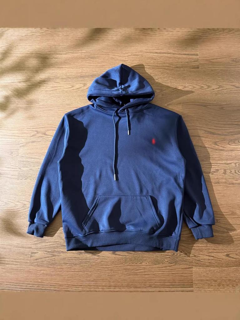 Унисекс RL Classic Худи-толстовка с вышивкой для активного отдыха и повседневной носки