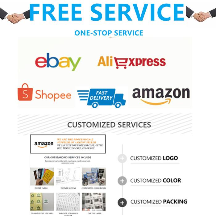 3 Ways Black Color Modern Shower Head Set  Handheld Shower Head with  Hose and Holder