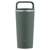 ZOJIRUSHI Water Bottle Tumbler with Lid Carry Tumbler Portable Seamless Handle Type 300ml Forest Gray Lid and Gasket Integrated Easy To Clean Only 2
