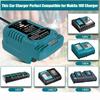 For Makita 18V Lithium Battery Charger Replacement Portable Compact Charger Car Charger With Cigarette Lighter