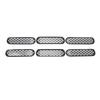 6Pcs Front Grille Inserts Trim Improved Performance Mesh Grille Cover Trim for Bronco 2021 To 2023