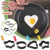 Egg Ring With Foldable Handle, Stainless Steel Heart Shaped Egg Rings For Frying Eggs, English Muffins, Cooking Breakfast Sandwich Burger