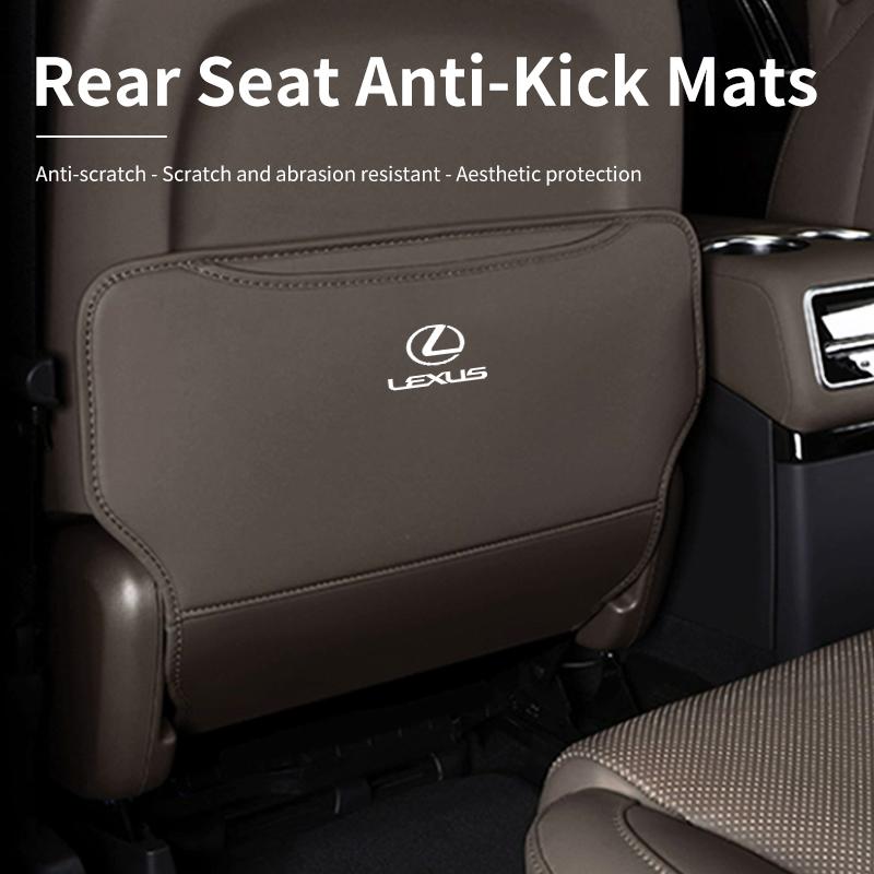 2026 Hot Interior Stickers Car Seat Back Cover Protector Waterproof Anti Kicking Pad Organizer For Lexus CT ES GS NX IS250 CT200 ADS1
