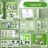 Back-to-School Panda Stationery Gift Box with Canvas Bag for Primary Students
