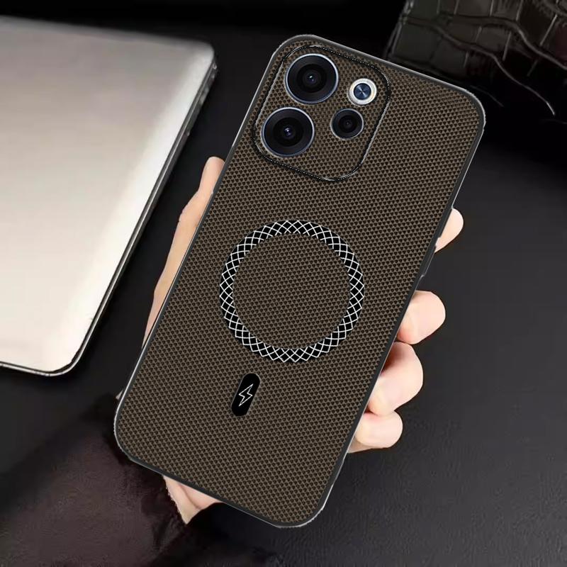 Biruiqu OPPO Reno 15F Новый Ультратонкий Магнитный Кожаный Ударопоглощающий Защитный Чехол для Телефона