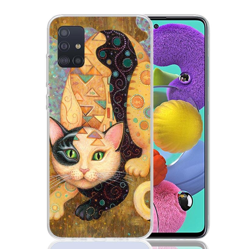 Поцелуй Густава Климта Дизайн Для Чехла Телефона Samsung Galaxy A52S A42 A32 A22 A12 A02S A51 A50S A41 A31 A21S A30S A20S A20E A70 A71