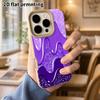 Phone Case: Lambskin 2D Flat Samsung Galaxy A34 A35 M05 M06 S20 S22 S21 FE Plus 5G Protective Case, Gold Nebula, Christmas and Halloween Gift