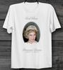 God Bless Princess Diana Remembrance T Shirt Poster Rock Unisex Men's Ladies Top