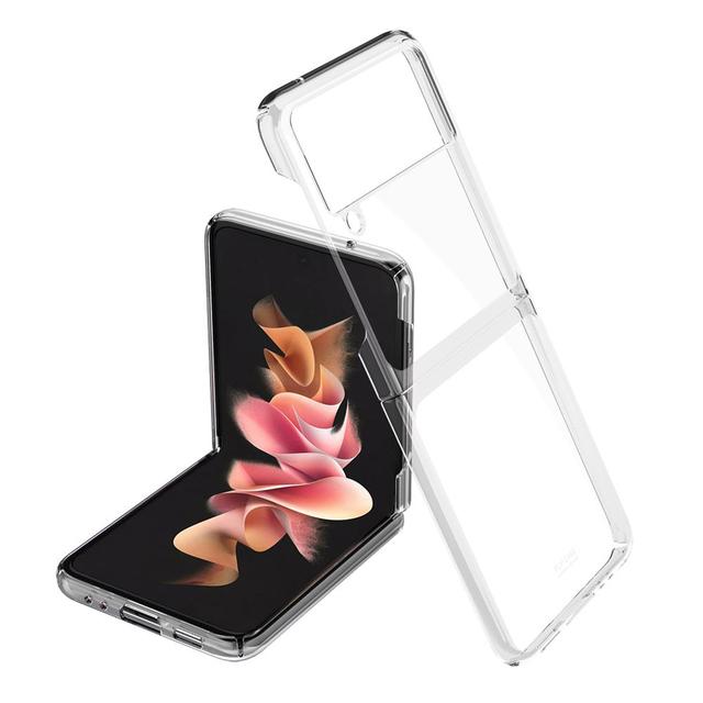 Для Samsung Galaxy Z Flip 4 3 Flip4 Чехол Роскошный Гальванический Прозрачный Цветной Складной Противоударный Защитный Жесткий Чехол