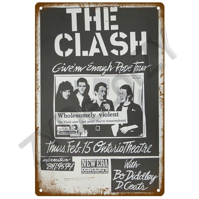 Rock and Roll Metal Sign Band Tin Sign Decorative Plates Vintage Poster Stickers Man Cave Music Home Bar Wall Decor Plaque Art