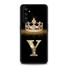 Diamond Crown Letter A For Realme GT Neo 2 3 3T Phone Case For Realme 10 9 8 5G 7 6 GT2 Pro Plus 9i 8i C21 C11 C25 C35 Cover