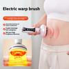 Электрический меридианный массаж тела, нагревающая моделирующая щетка, лимфодренаж, универсальный скребок для тела, микротоковый липолиз, для дома