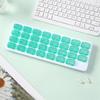 Monthly Pill Organizer with Removable Pocket-Sized Storage Box Snap Lid Storage Case for Daily