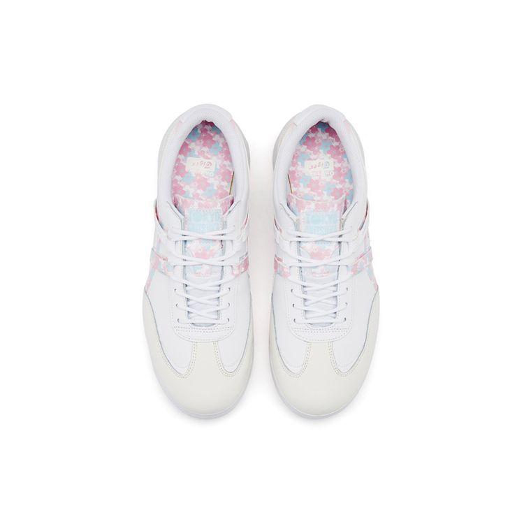 ONITSUKA TIGER Delegation Кожа Удобные Повседневные Амортизирующие Прочные Низкие Повседневные Кроссовки Унисекс Белый Цвет Сакуры 1183B953-100