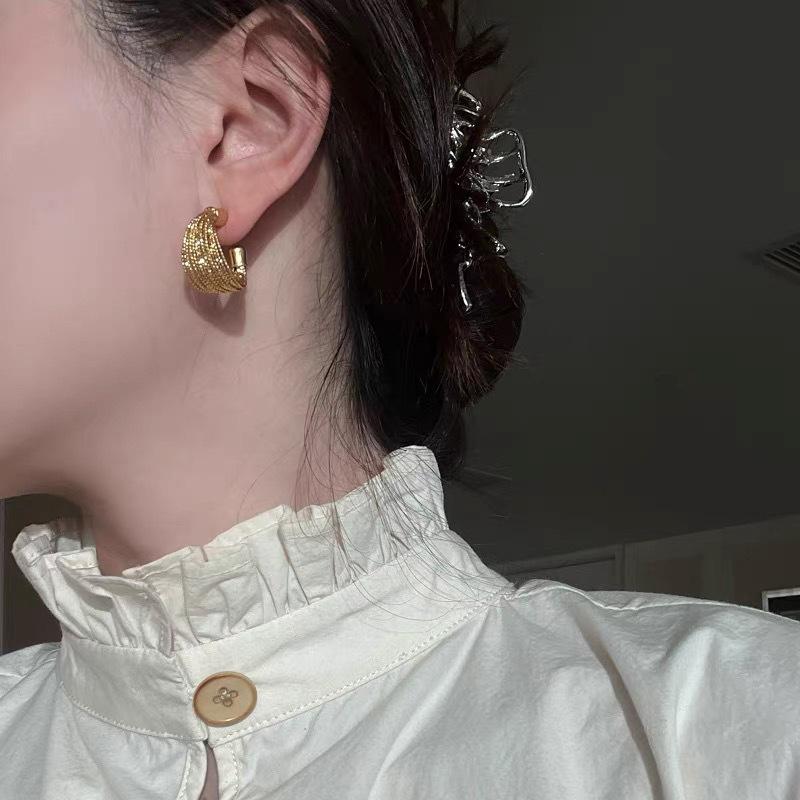 1 пара преувеличенных геометрических многослойных линий, большие серьги-кольца для женщин и девочек, роскошные серьги-подвески, ювелирные изделия, подарки