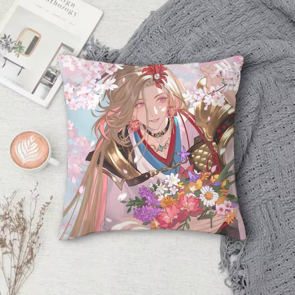 Code Kite Anime Character Doublesided Printed Square Pillow Cover Decorative Cushion Cover for Sofa Bedroom Bedside