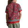 Polo Ralph Lauren Ss23 Геометрический узор Полная печать Однобортная рубашка Мужские рубашки Красный MNPOWOV1N820607-999