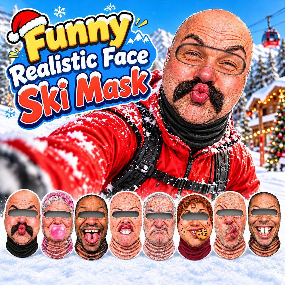 Breathable Old Man Balaclava Face Mask Full Face Mask For Outdoor/Cycling/Pranks/Party