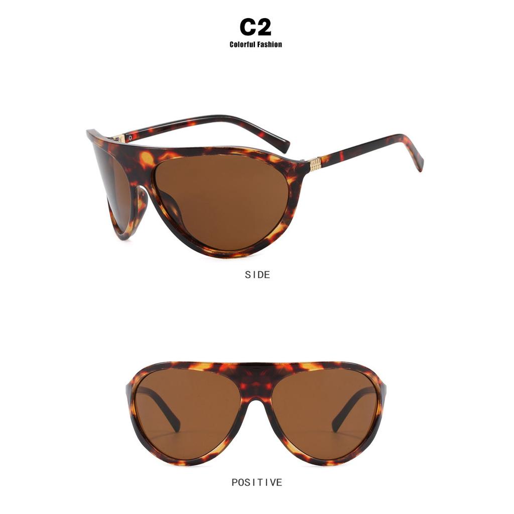 Персонализированные солнцезащитные очки с большой оправой, новые солнцезащитные очки для отдыха на открытом воздухе