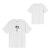 Mens Casual Short Sleeve Cotton T-Shirt With Letter Print Loose Fit Streetwear Style