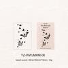 JIANWU All Things Silent As A Mystery Series Vintage Flower Butterfly Landscape Material Collage Wooden Stamp Journal Stationery