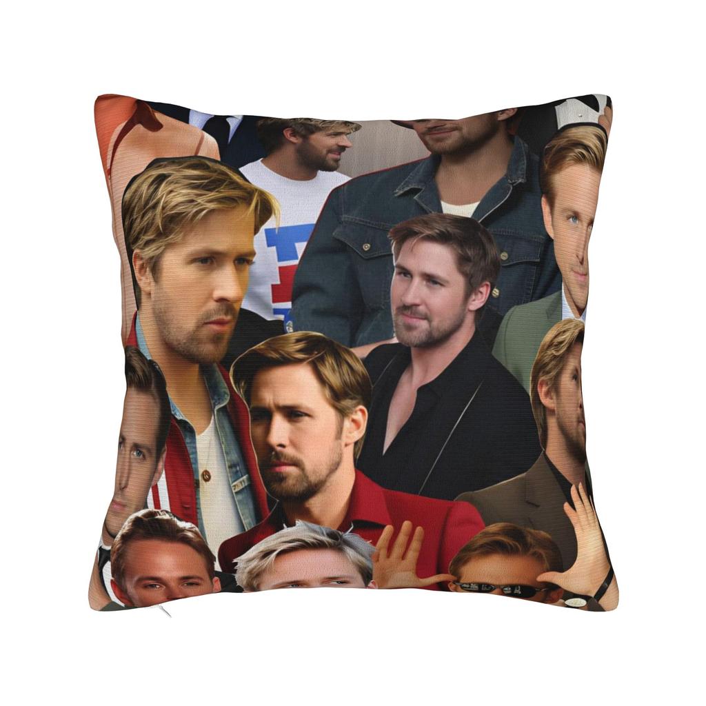 Ryan Gosling Collage Pillowcases Cute Funny Pillow Case For Office Car Home Decor Soft Pillow Cover