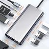 Адаптер USB C HUB Type C 4K 30 Гц HDMI-совместимый VGA RJ45 Lan Ethernet SD/TF PD 87 Вт Док-станция для ноутбука для MacBook Pro Air Разветвитель USB 3.0