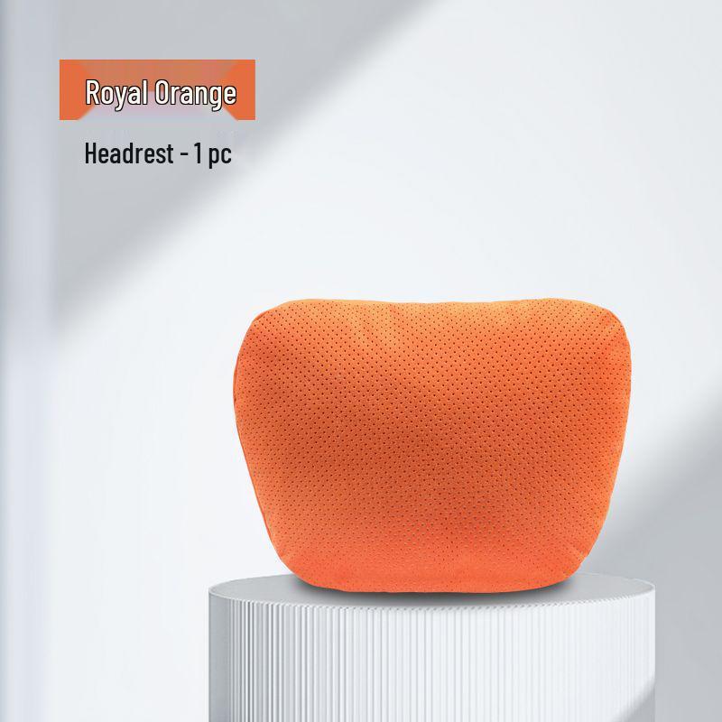 Comfortable Neck Pillow with Bio-Based Lumbar Support for Car Seats, as Used in Mercedes-Maybach.